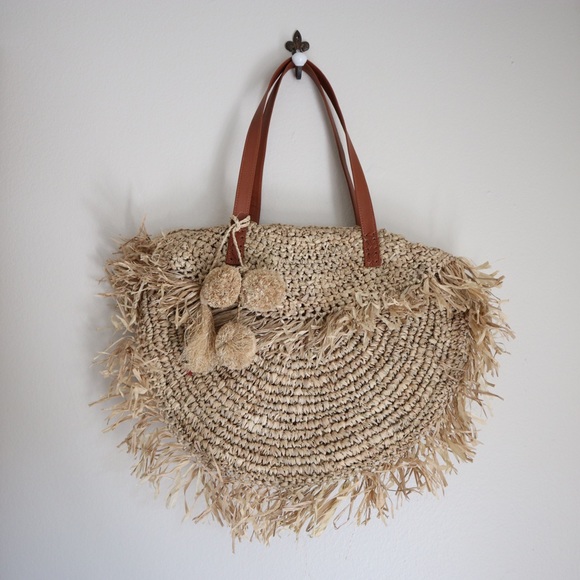 Anthropologie Handbags - Beachgold strawbag by Anthropologie